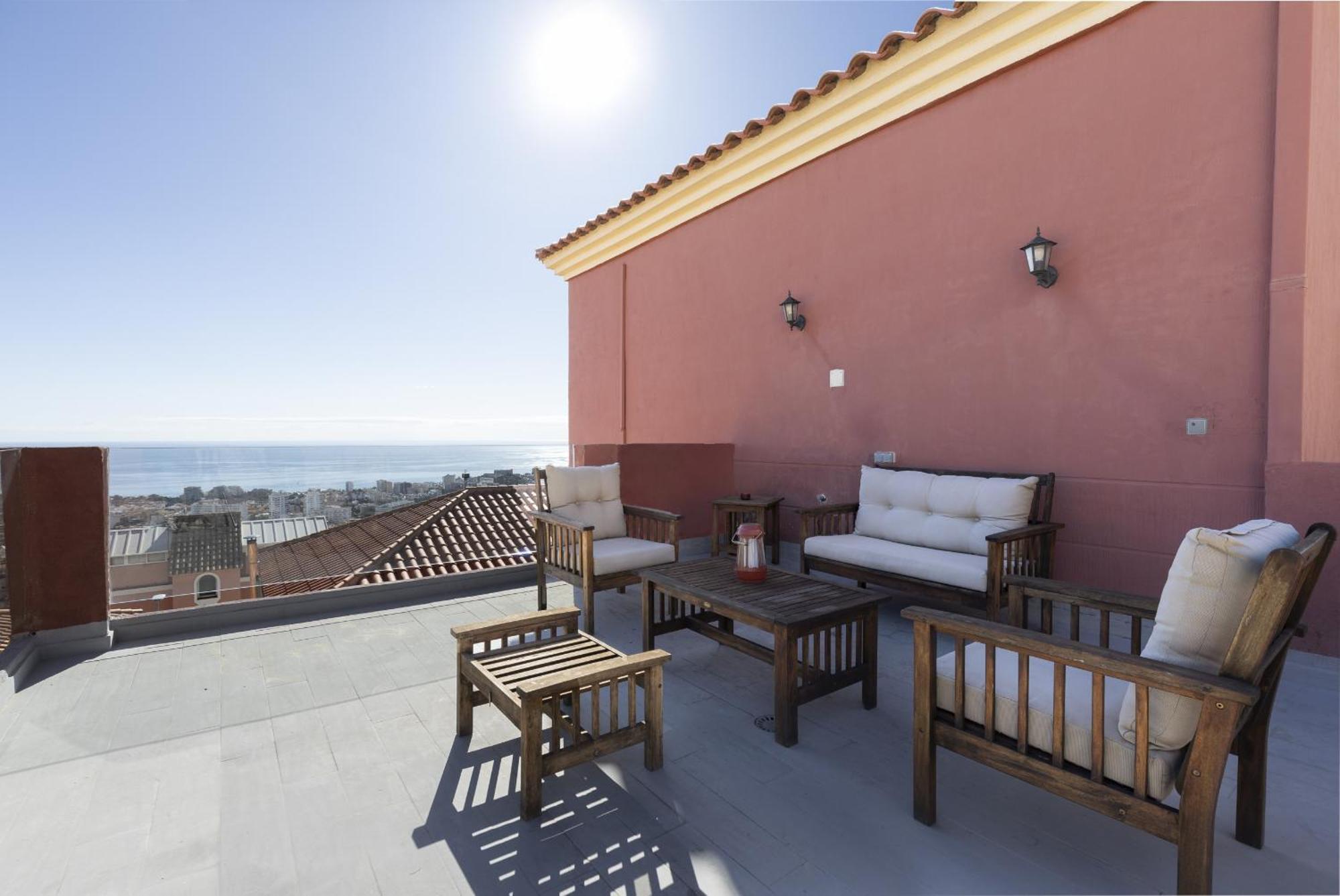 Peaceful Studio With Amazing Sea Views And Free Parking Benalmádena Exteriér fotografie